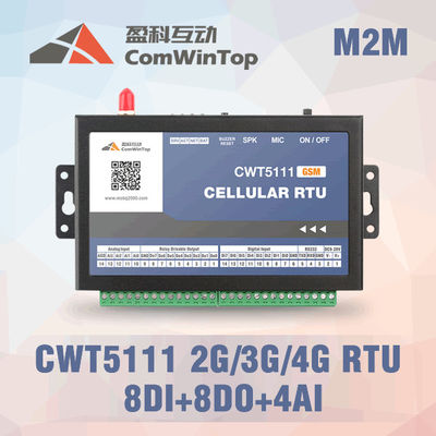 Κίνα 9 - 28V συνεχές ρεύμα Διαδίκτυο του ελεγκτή πυλών GPRS RTU πραγμάτων με 8Di 8Do 4Ai προμηθευτής